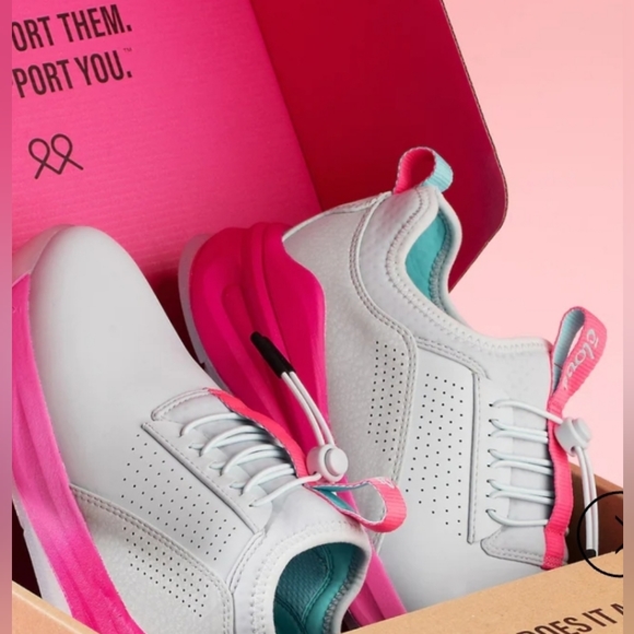 clove Shoes New Pink White Clove Womens Healthcare Limited Edition